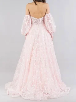 ABITO DA SERA IN TULLE RICAMATO