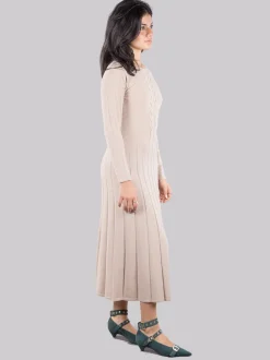 Abito midi in maglia