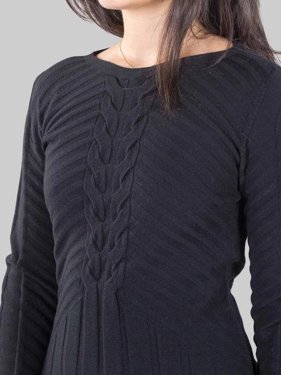 Abito midi in maglia