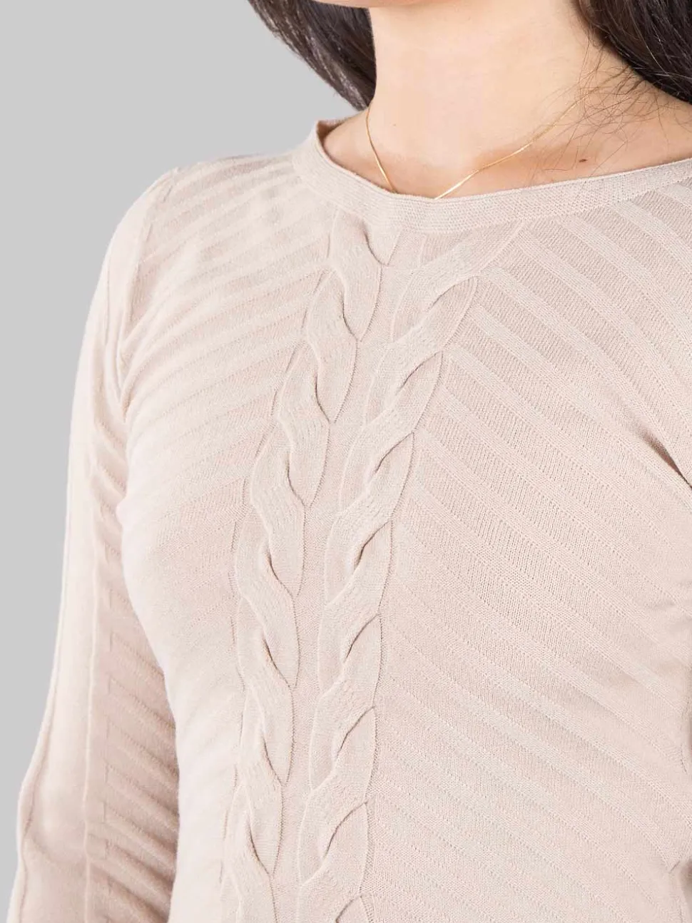 Abito midi in maglia