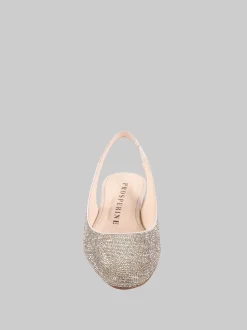 Ballerine slingback crystal