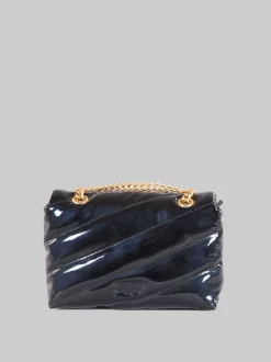 Borsa love puff baby vernice