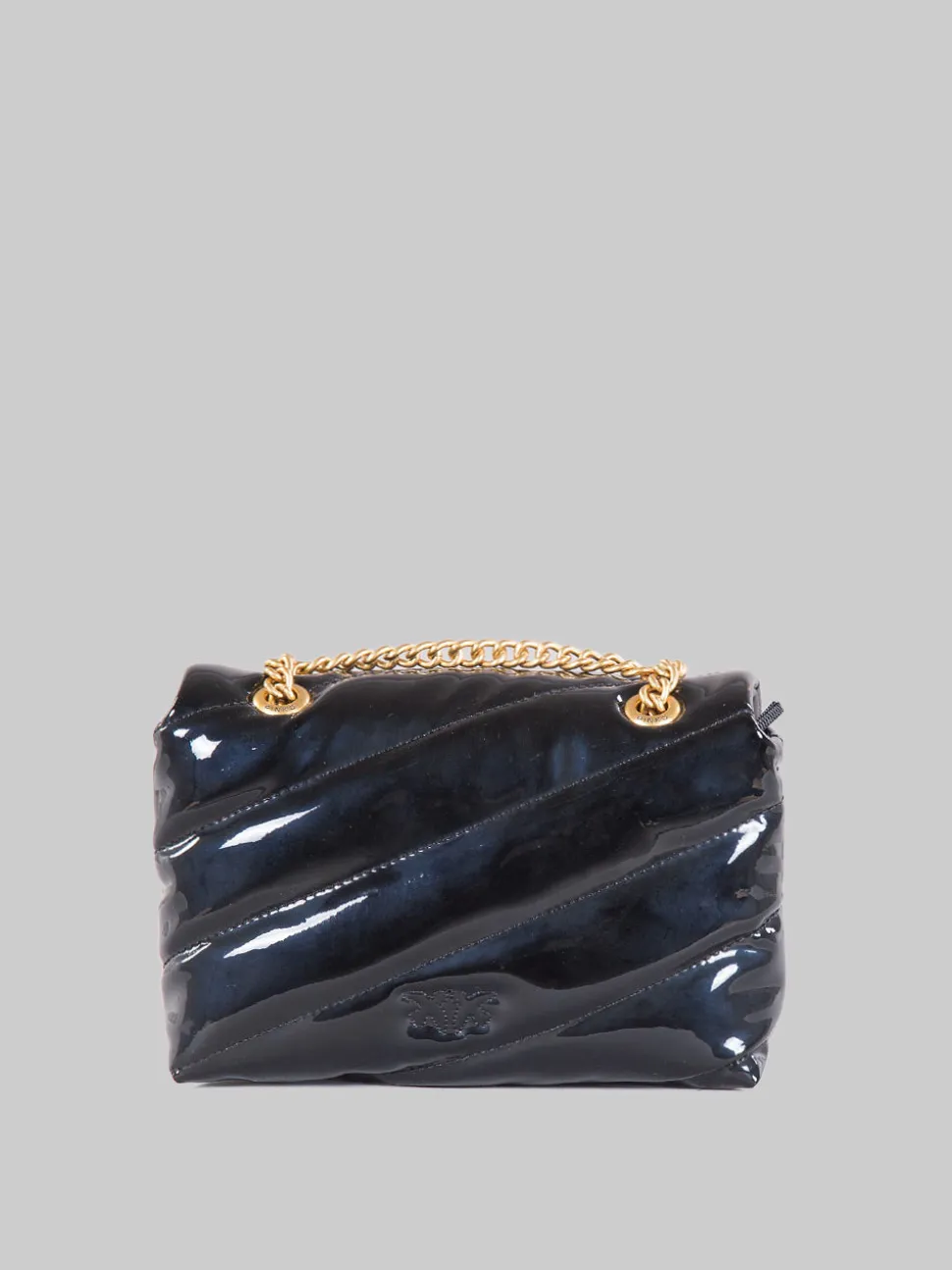 Borsa love puff baby vernice