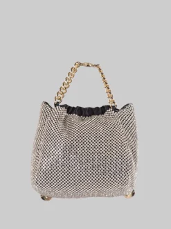 Borsa mini in strass