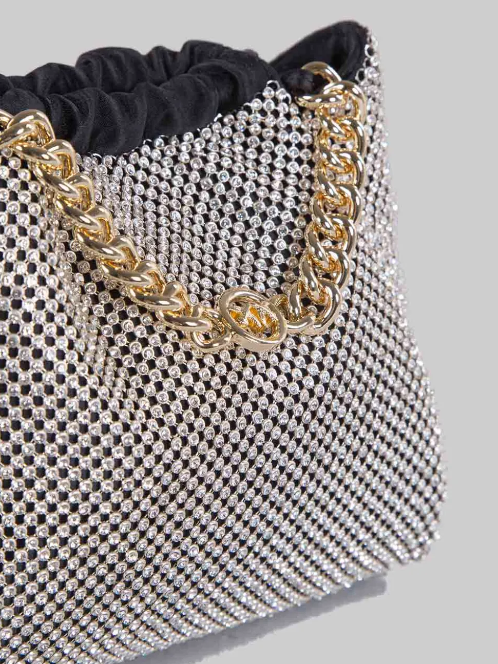 Borsa mini in strass