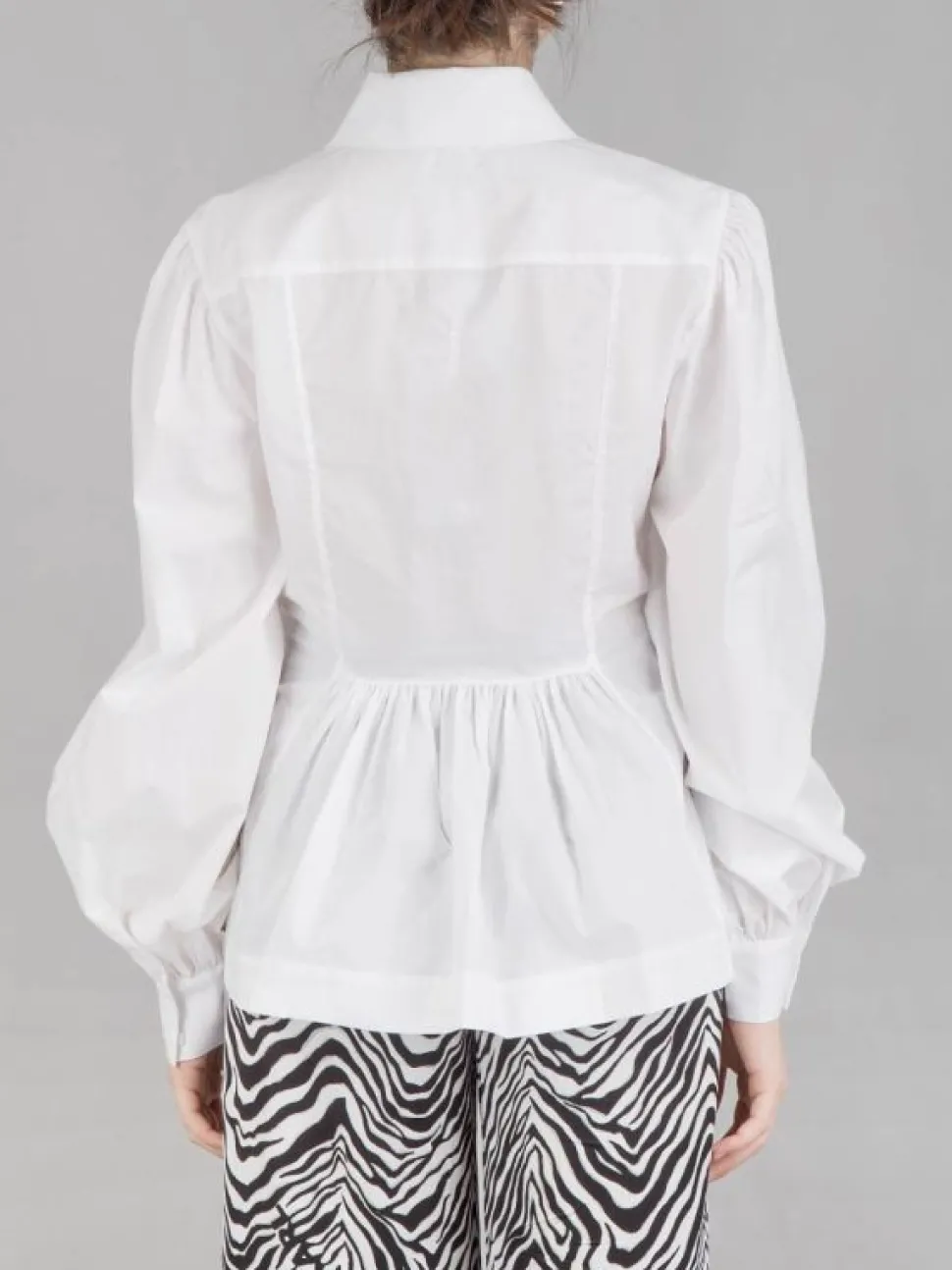 CAMICIA BUSTIER IN COTONE ORGANICO