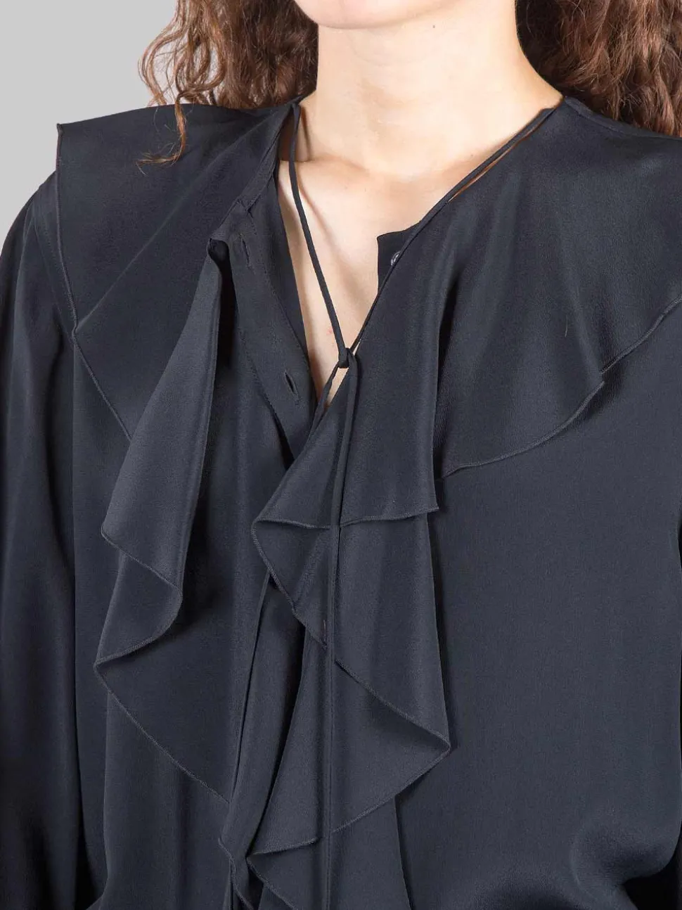Camicia con ruches