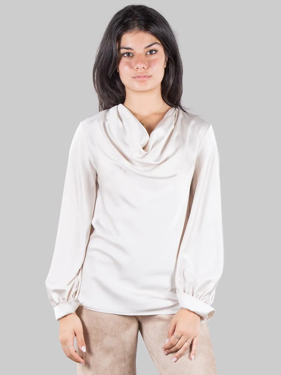 Camicia in raso