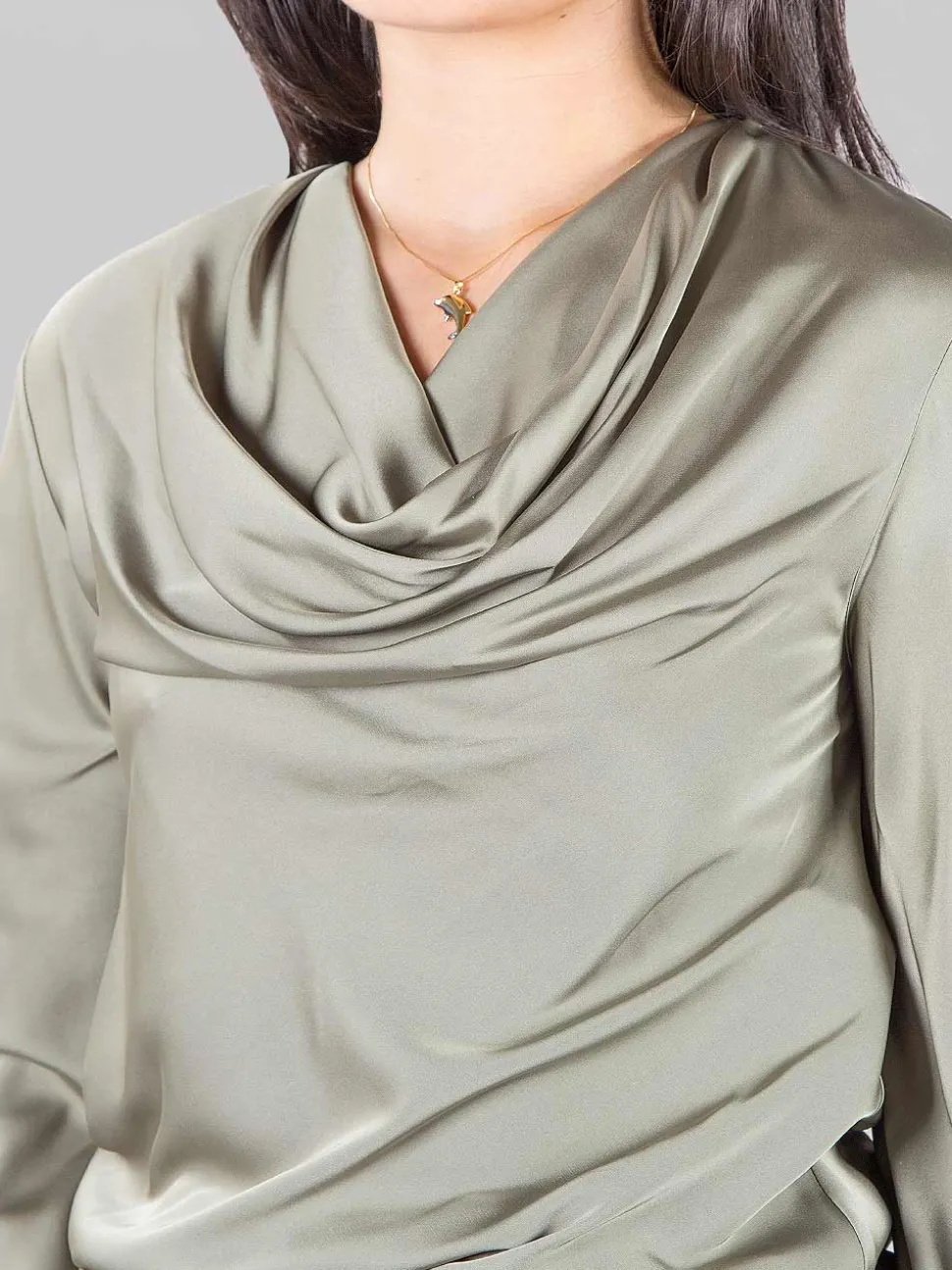 Camicia in raso