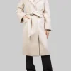 CAPPOTTO A VESTAGLIA PANNA CON GILET IMBOTTITO