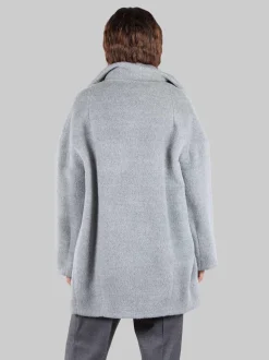 Cappotto doppiopetto in alpaca