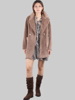 Cappotto in ecopelliccia