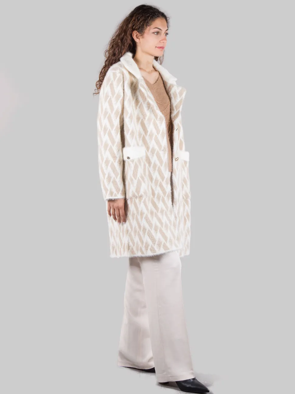 Cappotto in maglia