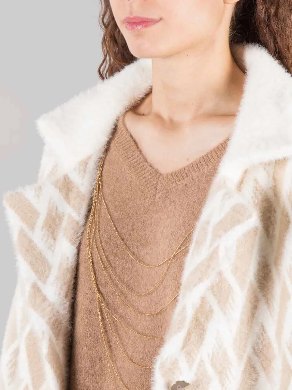 Cappotto in maglia