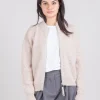 Cardigan con applicazioni