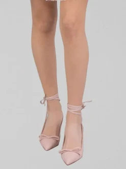 DÉCOLLETÉ IN PELLE CON FIOCCO