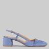 Décolleté sling back micro glitter