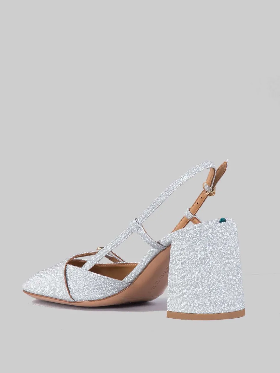 Décolleté slingback micro glitter