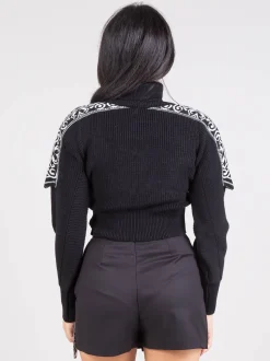 Dolcevita crop jacquard
