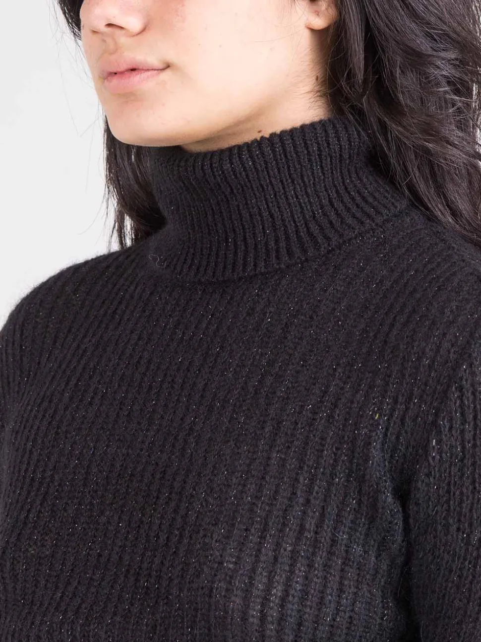 Dolcevita crop nera