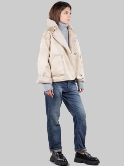 Giacca oversize in ecopelliccia