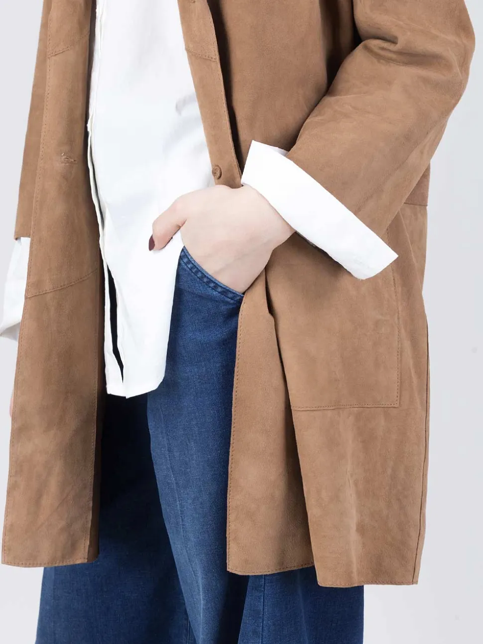 Giacca Virginia suede