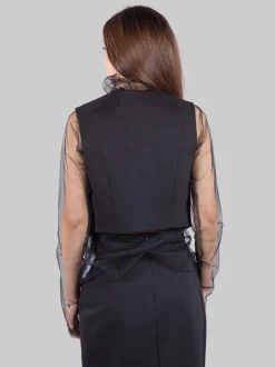 Gilet con tulle