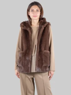 Gilet in ecopelliccia