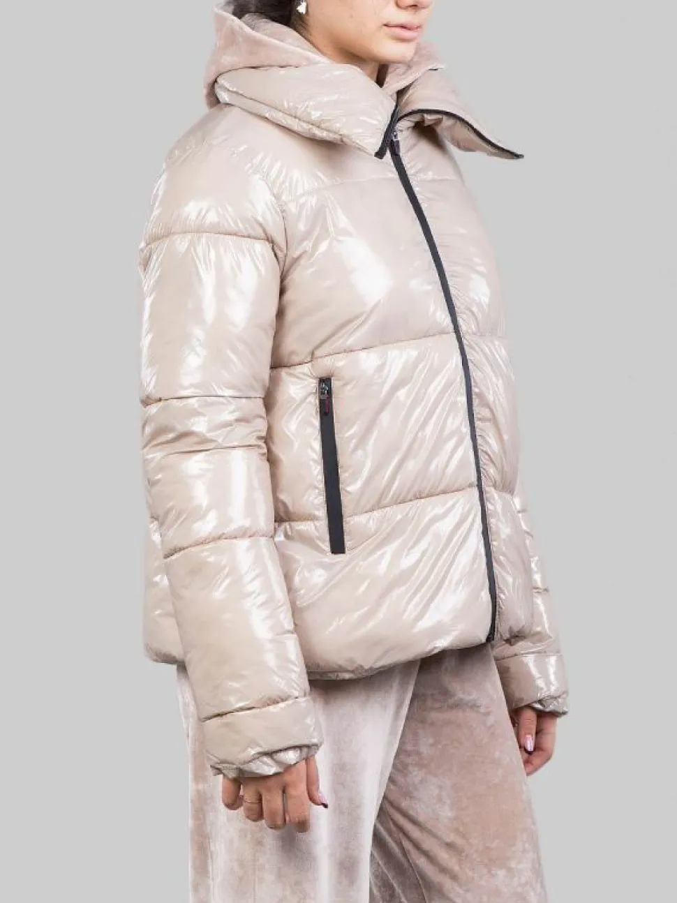 GIUBBETTO AMHERST IN TESSUTO RICICLATO EFFETTO GLOSSY