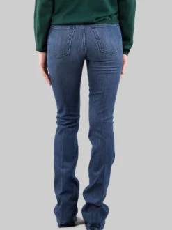 JEANS 5 TASCHE FLARE IN DENIM ELASTICIZZATO SLIM FIT