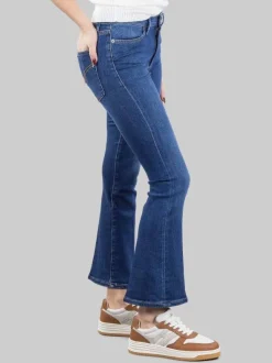 JEANS MANDIE SLIM FIT WIDE LEG CUT OUT