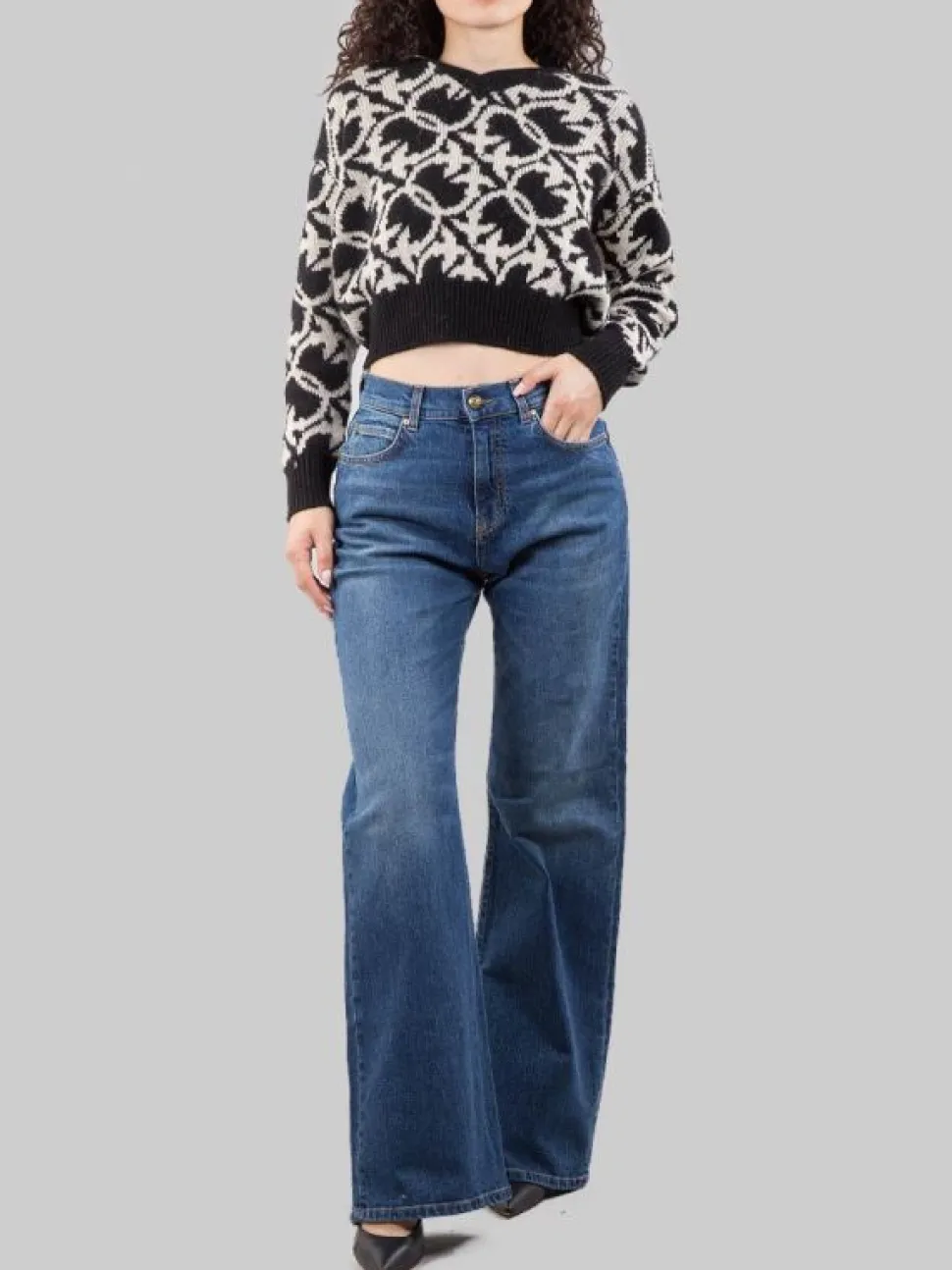 JEANS WANDA A VITA ALTA FLARE
