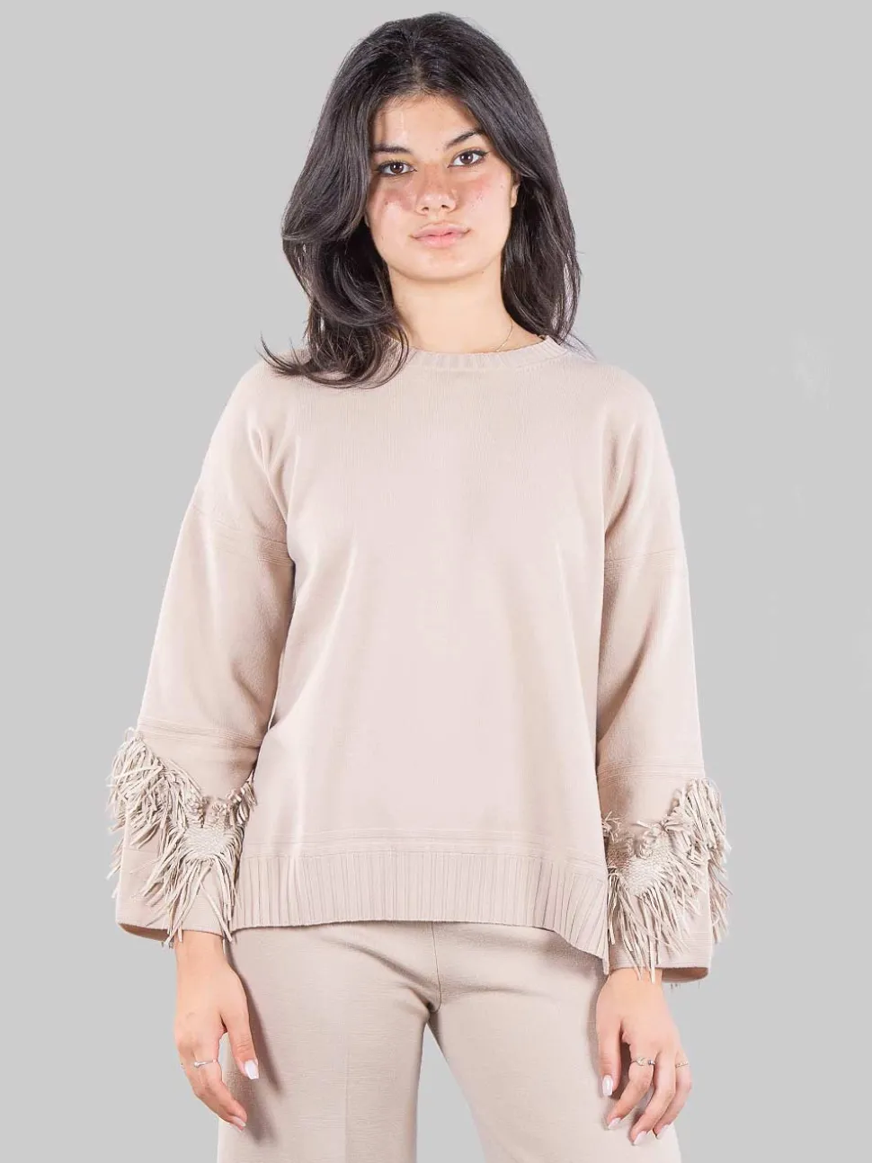 Maglia con frange
