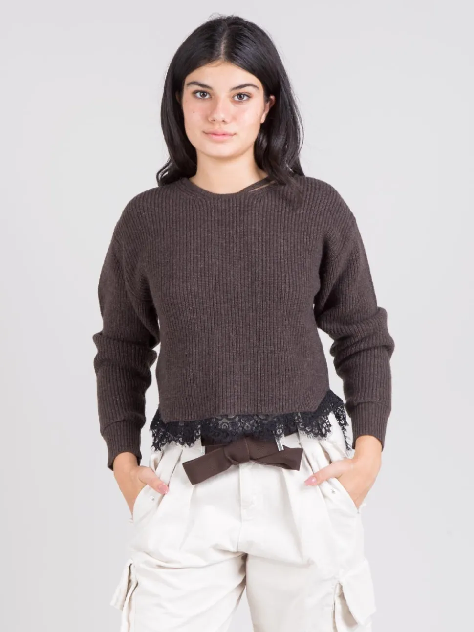 Maglia con pizzo
