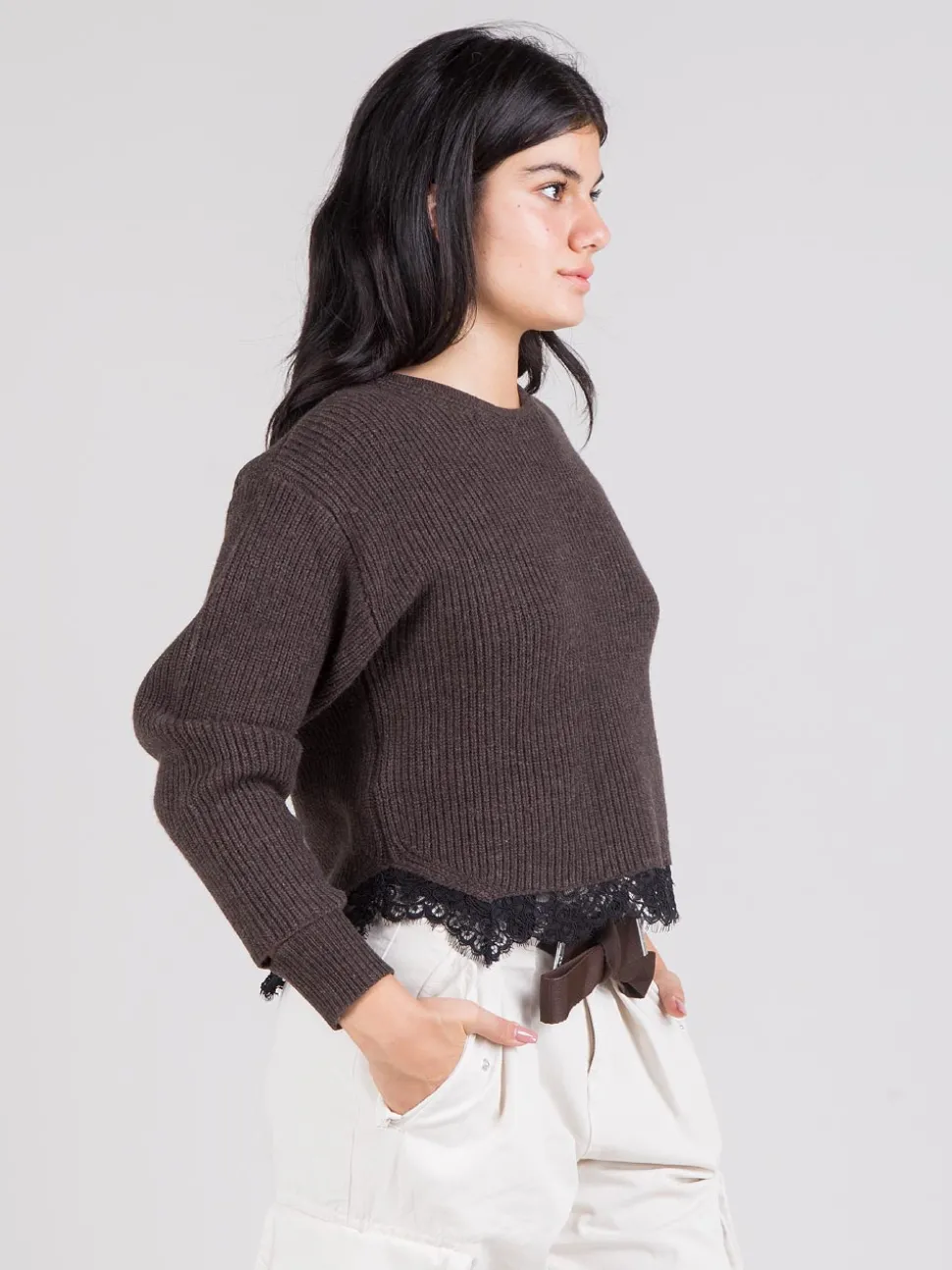 Maglia con pizzo