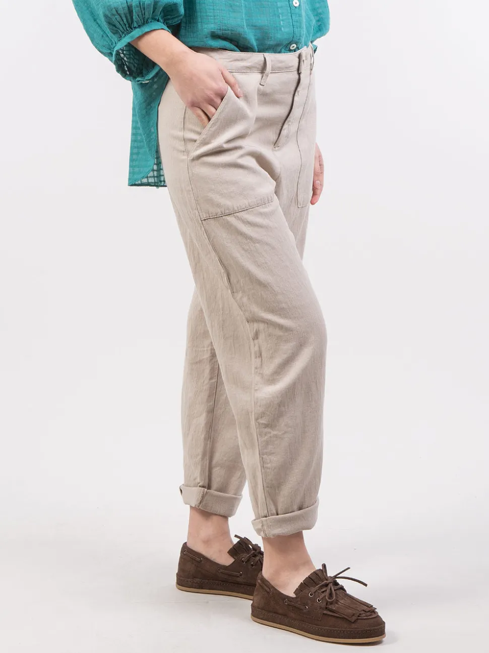 Pantaloni baggy fatigue
