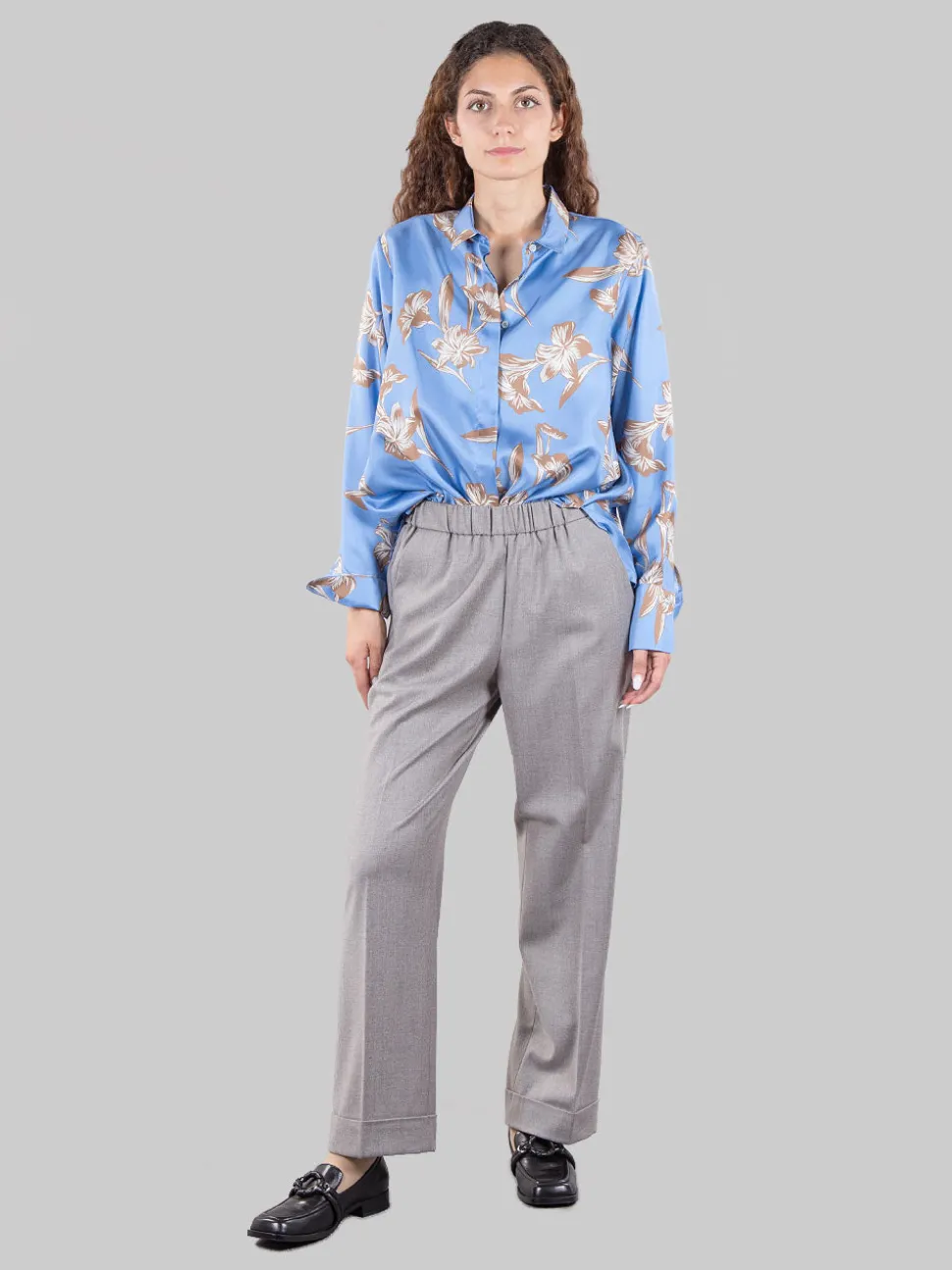 Pantaloni con risvolti