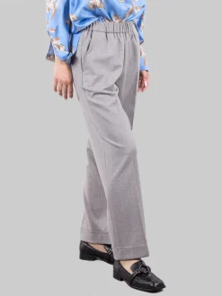 Pantaloni con risvolti