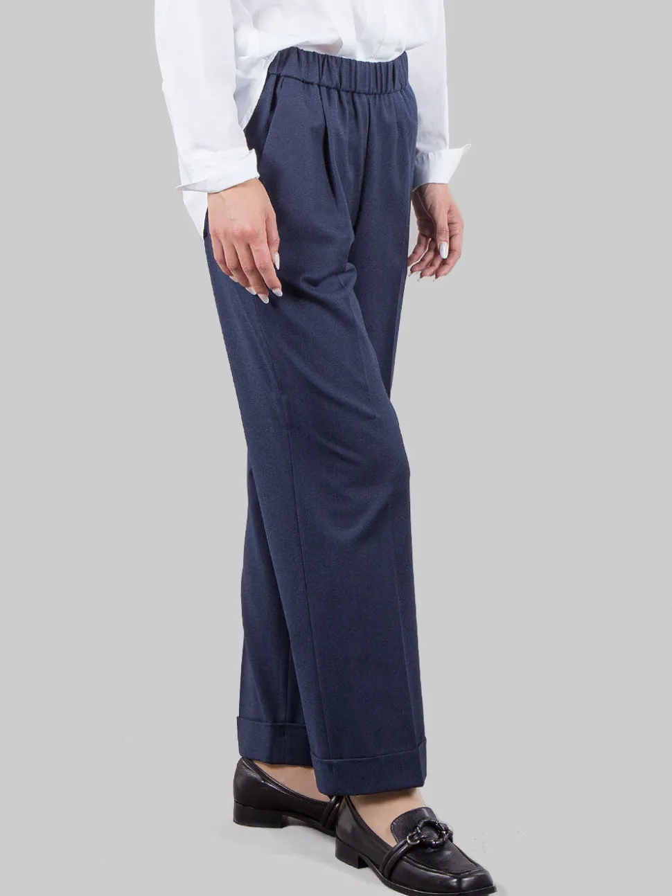 Pantaloni con risvolti