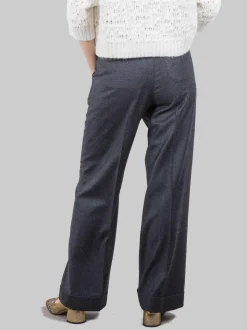Pantaloni con risvolti
