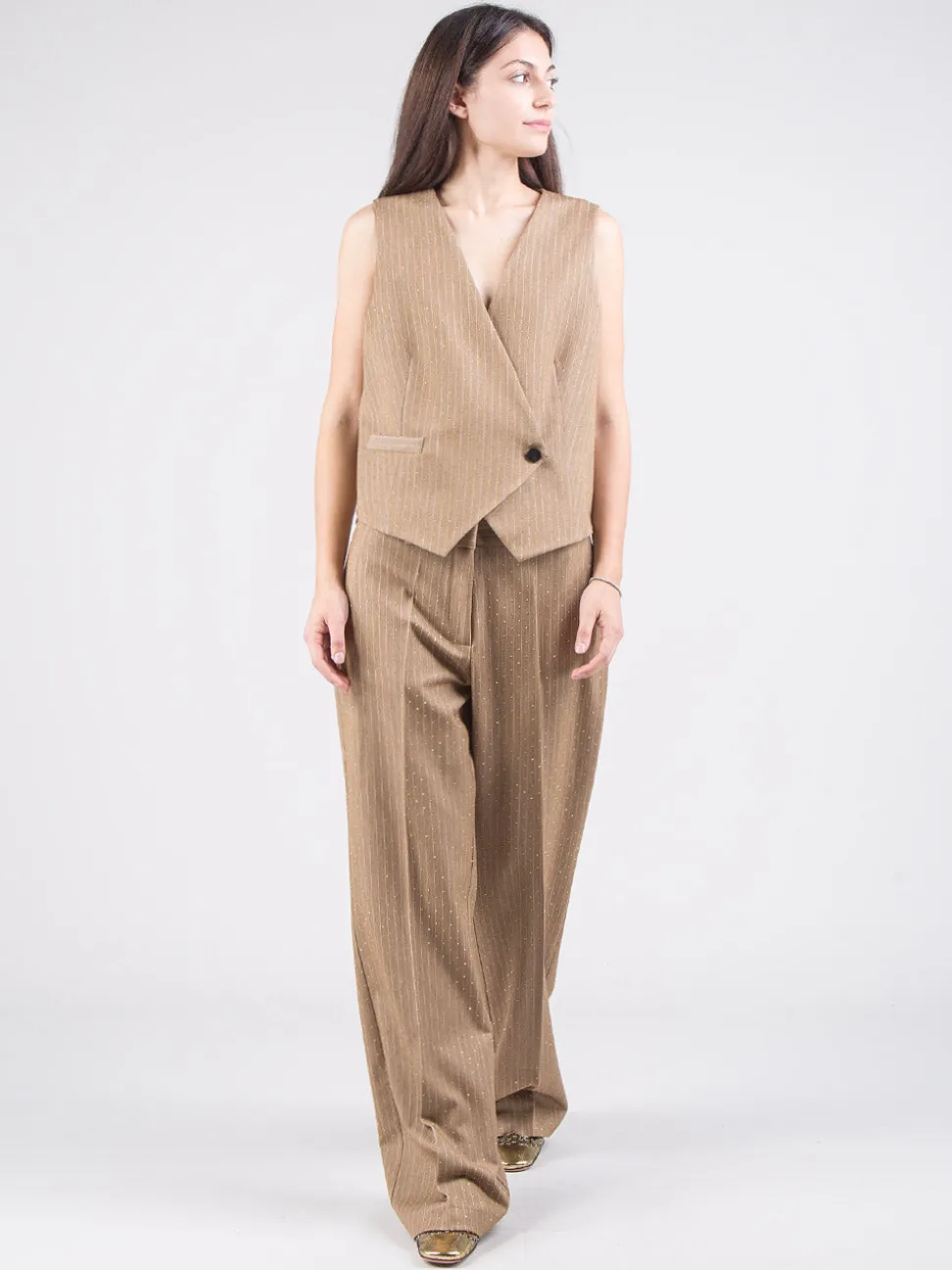 Pantaloni gessati