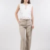 Pantaloni in crêpe