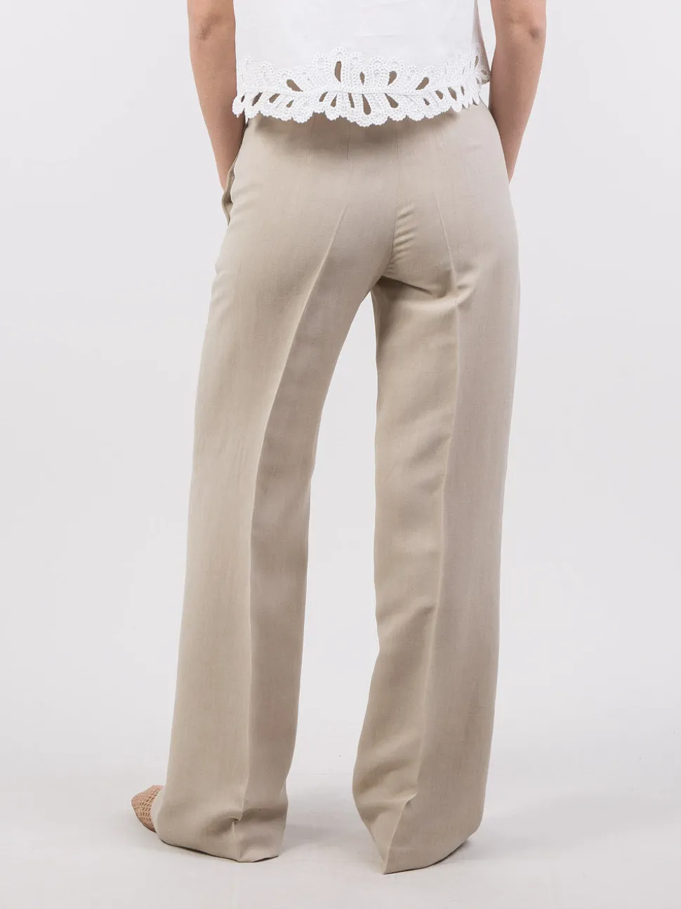 Pantaloni in crêpe