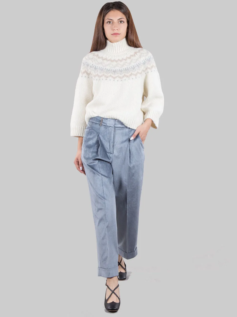 Pantaloni mille righe