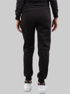 PANTALONI NERI IN COTONE INVERNALE CON LOGO COLMAR GLITTER