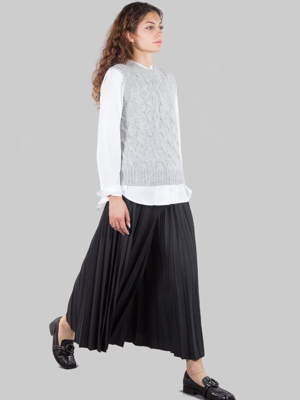 Pantaloni plissé