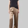 PANTALONI SPORTIVI IN SATIN CON ELASTICO IN VITA