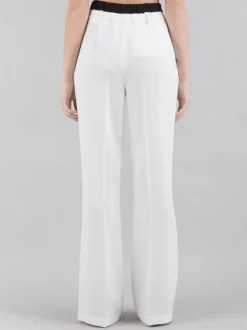 PANTALONI VITA ALTA IN TESSUTO ELASTICIZZATO