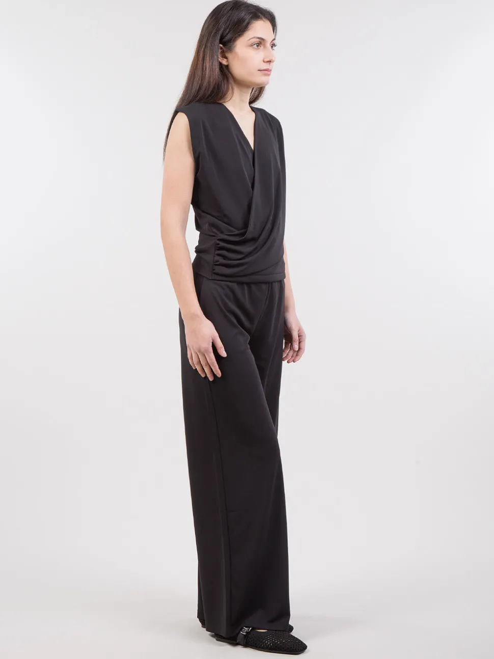 Pantaloni wide leg