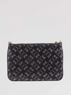 Pochette monogram strass
